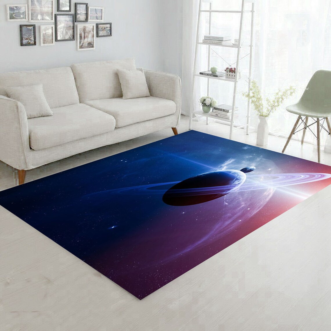 Science Fiction Rug For Living Room Rug Fan Carpet Area | Etsy