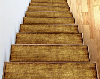 Non-Slip Stair Treads Rug Set: Safety Stair Decor,Discounted Stair Rugs, Cheap Stair Rugs, Stair Case Mat