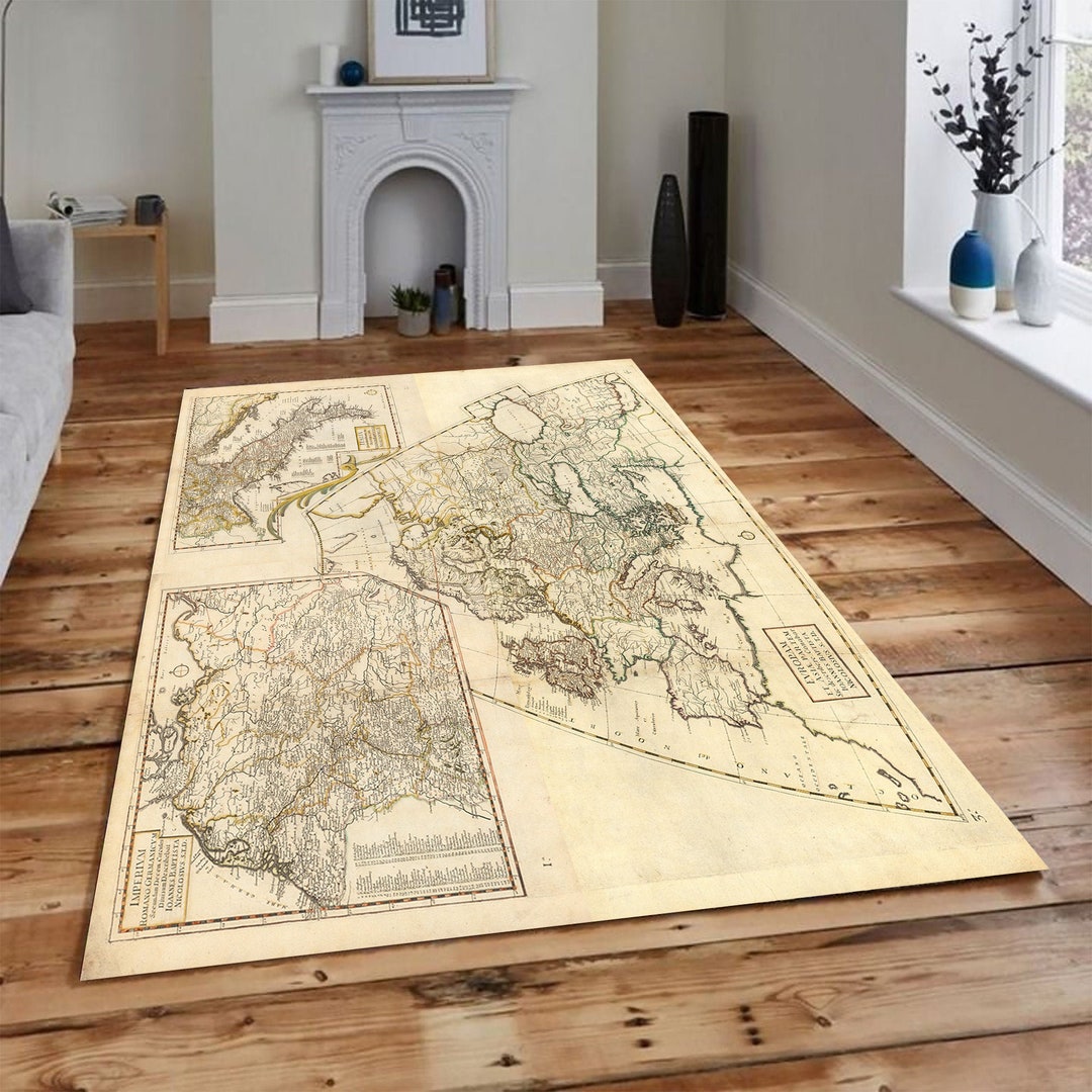 Composite of Sheets 1-4 of 4 Sheet Map of Europe With Inset Maps of ...