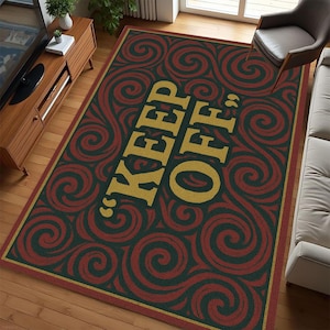 Keep Off,Keep Off Decor,Traditional Abstract Rug,Living Room Rug,Wohnkultur,Modern Rug,Decorative Rug,Area Rug,Washable Rug,Non-Slip Rug