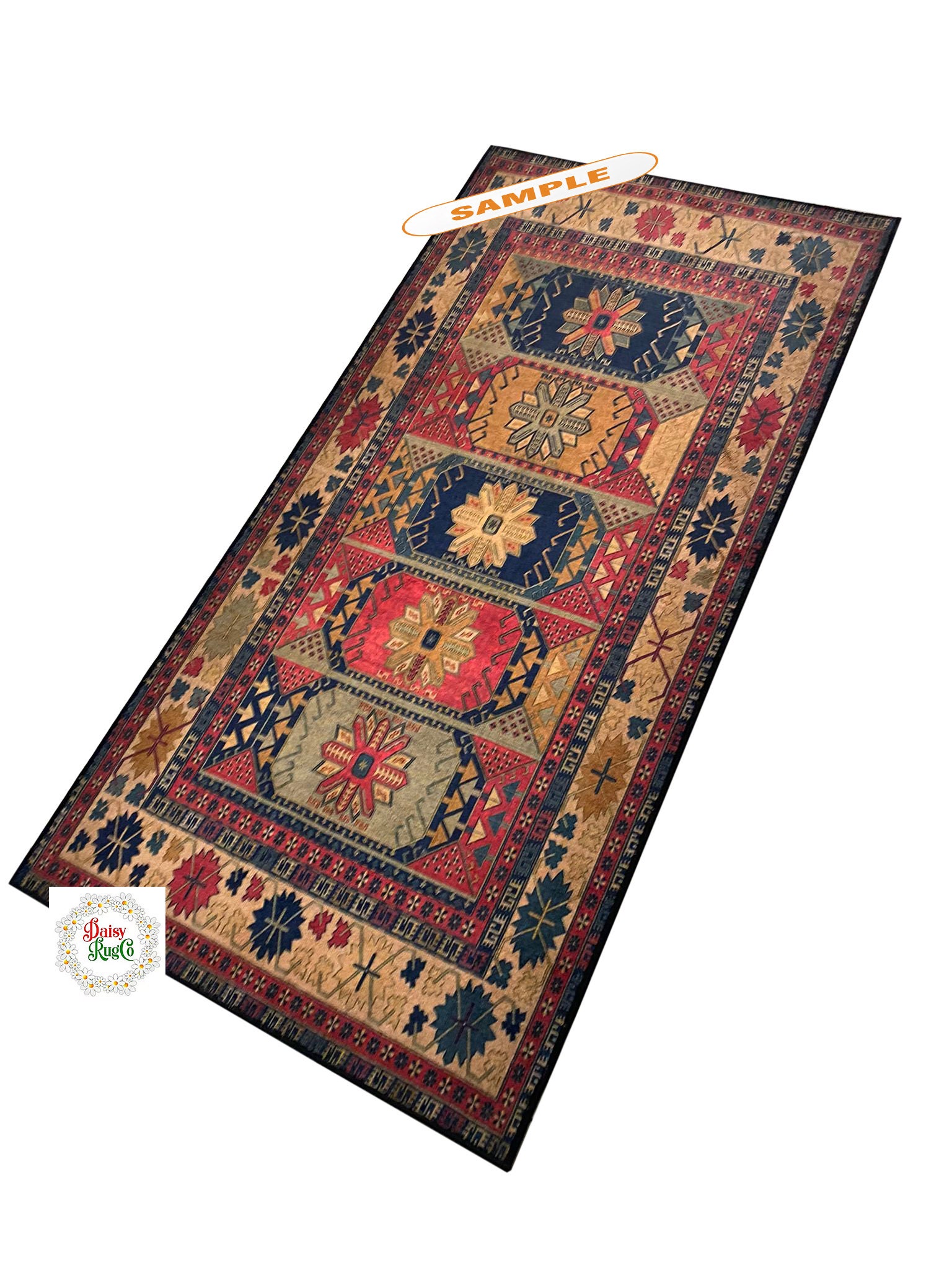 Moroccan Washable Outdoor Rug: Ethnic Pattern Garden Patio Mat - Etsy