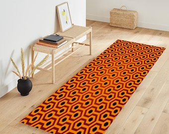 The Shining Rug: Geometric Overlook Hotel Area Rug,The Shining Rug, Shining Carpet, Horror Movie Decor, Overlook Hotel Rug, REDRUM Rug