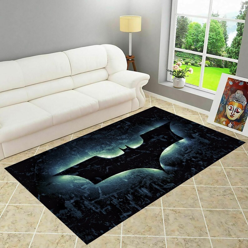 Batman Carpet Modern Carpet Popular Rug Gift for Him Area Etsy
