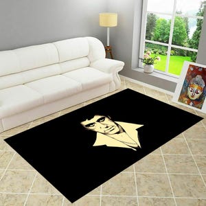 Scarface Carpet, Tony Montana Rug, Living Room Rugs, Personalized Rug, Custom Gift Unique, Area Rug, Themed Rug, Gift For Him
