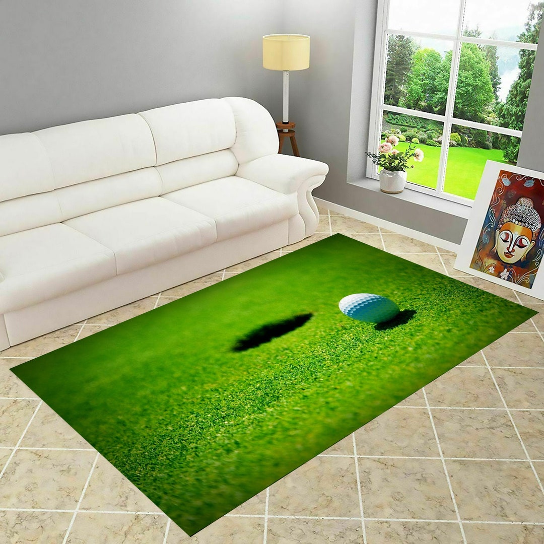 Golf Rug,golf Area Rug,golf Ball Photo Area Rug,area Rug,decorative
