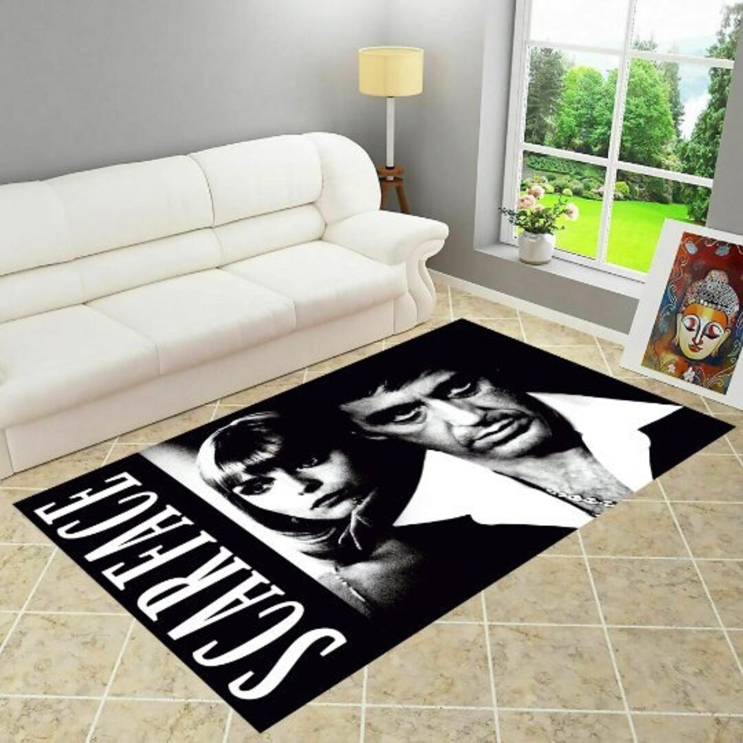 Tony Rugys Scarface Rug, Living Room Rugs, Tony Montana Rug, Personalized Rug ...