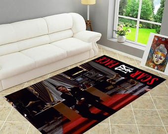 Scarface Tony Montana Rug: Themed Living Room Area Rug
