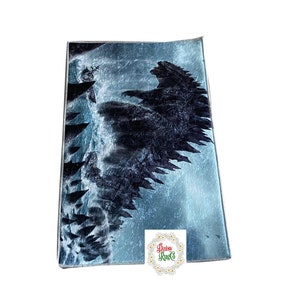 Godzilla Movie Rug: Non-slip Area Rug for Boys Room - Etsy