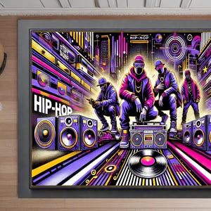 Music Rug,Hip Hop Rug,Urban Street Style Dance Mat,Wohnaccessoires,Rap Stars Collage Rug,Legends Rug,Unique Rug,Rappers Rug,Awesome Rug,