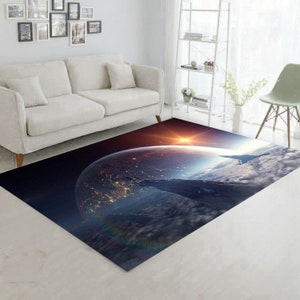 Science Fiction Rug,Living Room Rug,Fan Carpet,Area Rug,Non Slip Floor Rug,Teen&#39;s Rug,Area Rug,Space Science Fiction Rug,Dijital Printed Rug