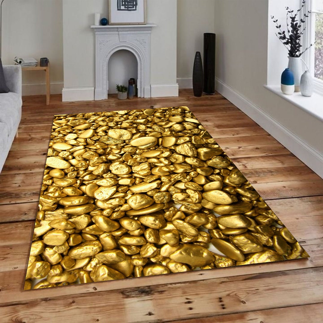 3D Ball Pattern Rug, Optical Illusion Area Rug, Modern Geometric Carpet ...