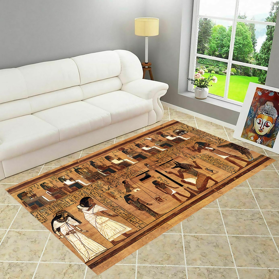 Ancient Egyptian Rug Egyptian Carpet Design Carpet Egyptian Etsy