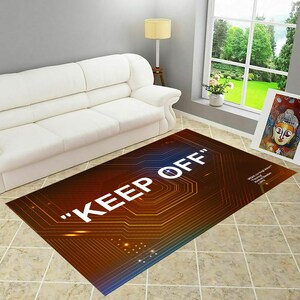 Keep Off  Rug,Keep Off Decor,Living Room Rug,Decoración Del Hogar,Custom Area Rug,Keep Off Carpet,Housewarning Gift,Non-Slip Rug,4x6 Carpet,