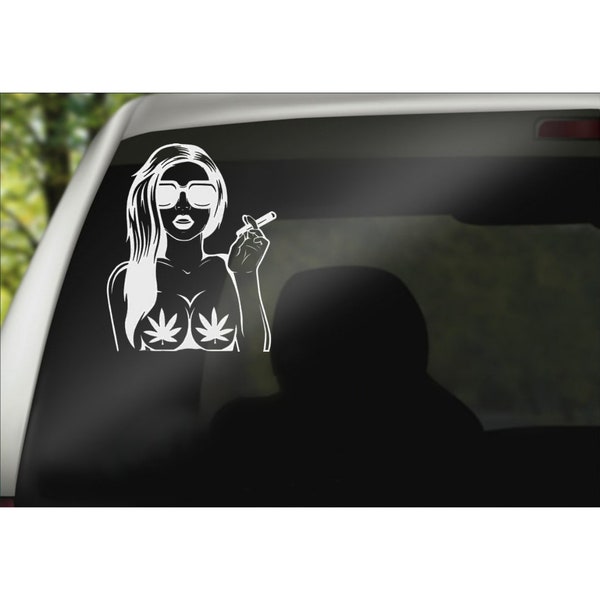 Stoner Girl Decal