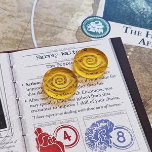 Eldritch Horror Mountains of Madness Acrylic Focus Token Replacement Set