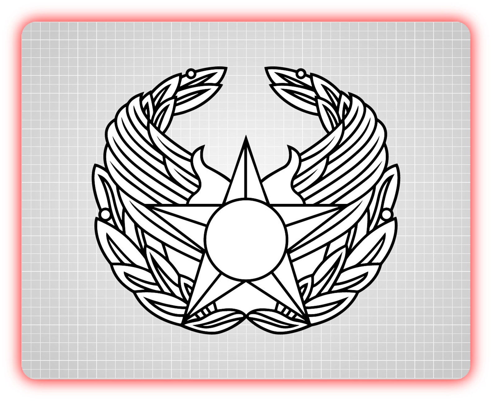 USAF Duty Badge Space Force Space Star Command Space - Etsy