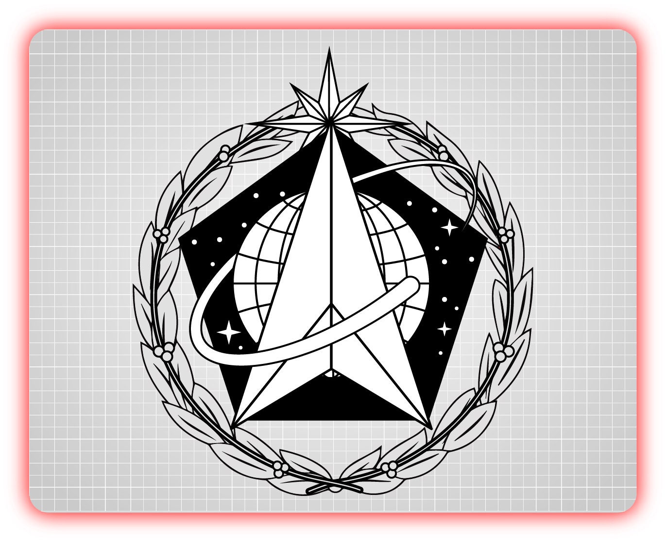 USAF Duty Badge Space Force Space Star Command Space - Etsy