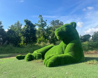 Bornhöft Decorazione Da Giardino - Leone Con Lumaca In Metallo Arrugginito - 116 Cm - Scultura Unica Fatta A Mano Per Esterno