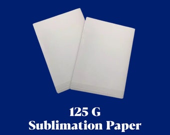 Papel Sublimación 125 G (100 HOJAS)