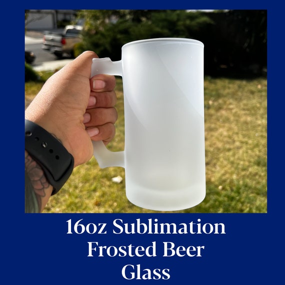 16oz/ 20oz Sublimation Frosted Beer Glass