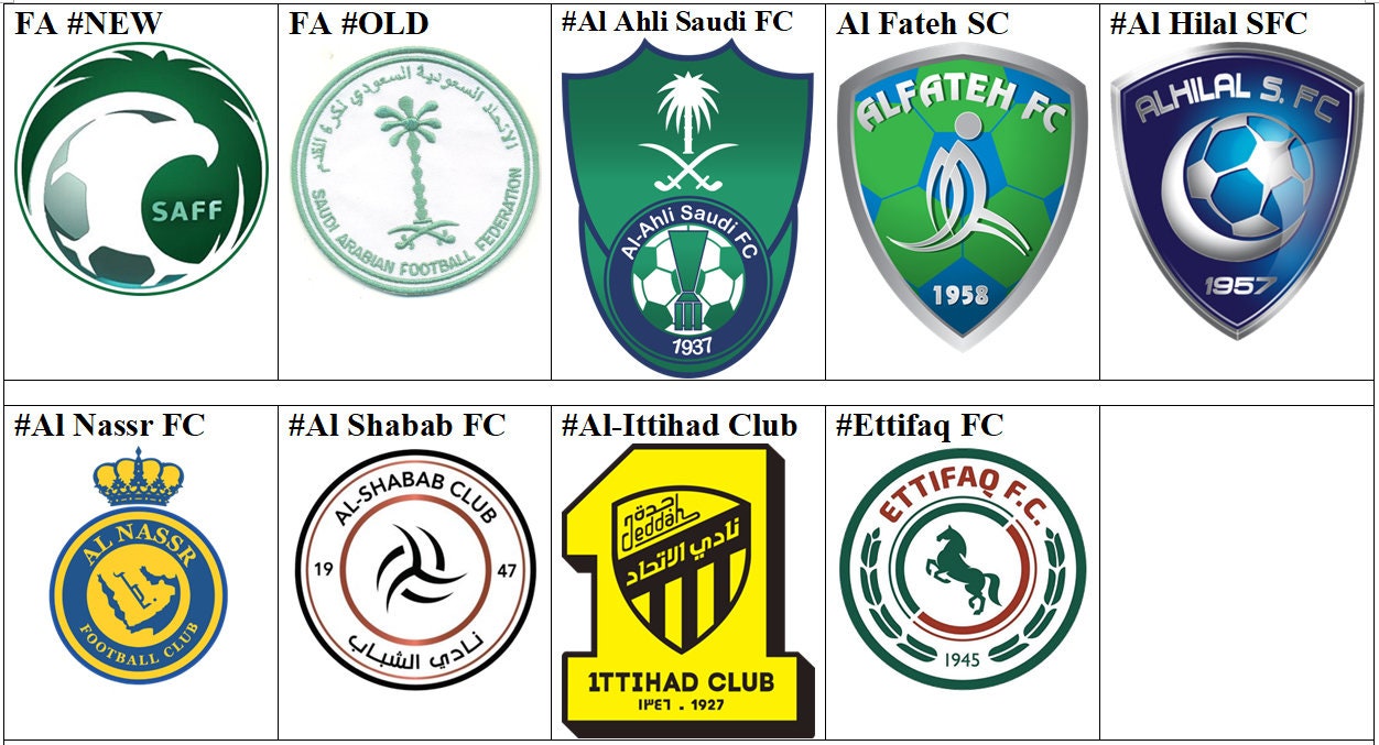 Saudi Arabia National Al Hilal SFC Nassr Ahli FC Fateh SC Etsy Saudi Arabia National Al Hilal SFC Nassr Ahli FC Fateh SC Etsy