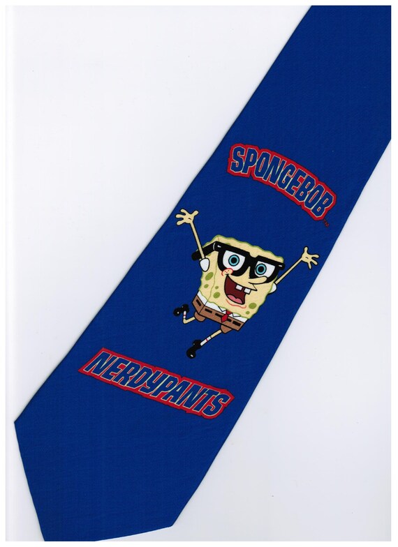 Spongebob Squarepants Cartoon Neck Tie - Etsy