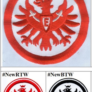 Eintracht Frankfurt FC German Germany Football Soccer Badge Iron On Embroidered Patch