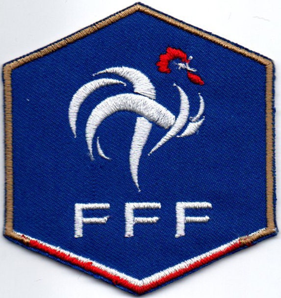 France National Football Team French Federation FFF Soccer Badge Iron 