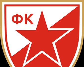 FK Partizan Serbia National Coat of Arms Red Star Belgrade 