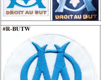 Olympique de Marseille l'OM, France, football, football, insigne, fer sur, brodé, patch