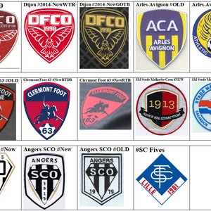 Dijon FCO Angers Sporting Club de l'Ouest Sco SM Stade Malherbe Caen AC Arlesien Arles-Avignon Clermont Foot 63 Fives France Football Patch