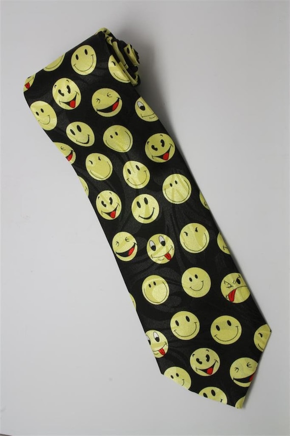 Mickey Mouse Pluto Disney Thinking PAC-MAN Cartoon Neck Tie