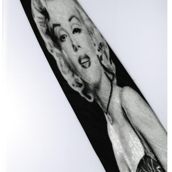 Marilyn Monroe Super Star Actress Singer Cartoon Neck Tie