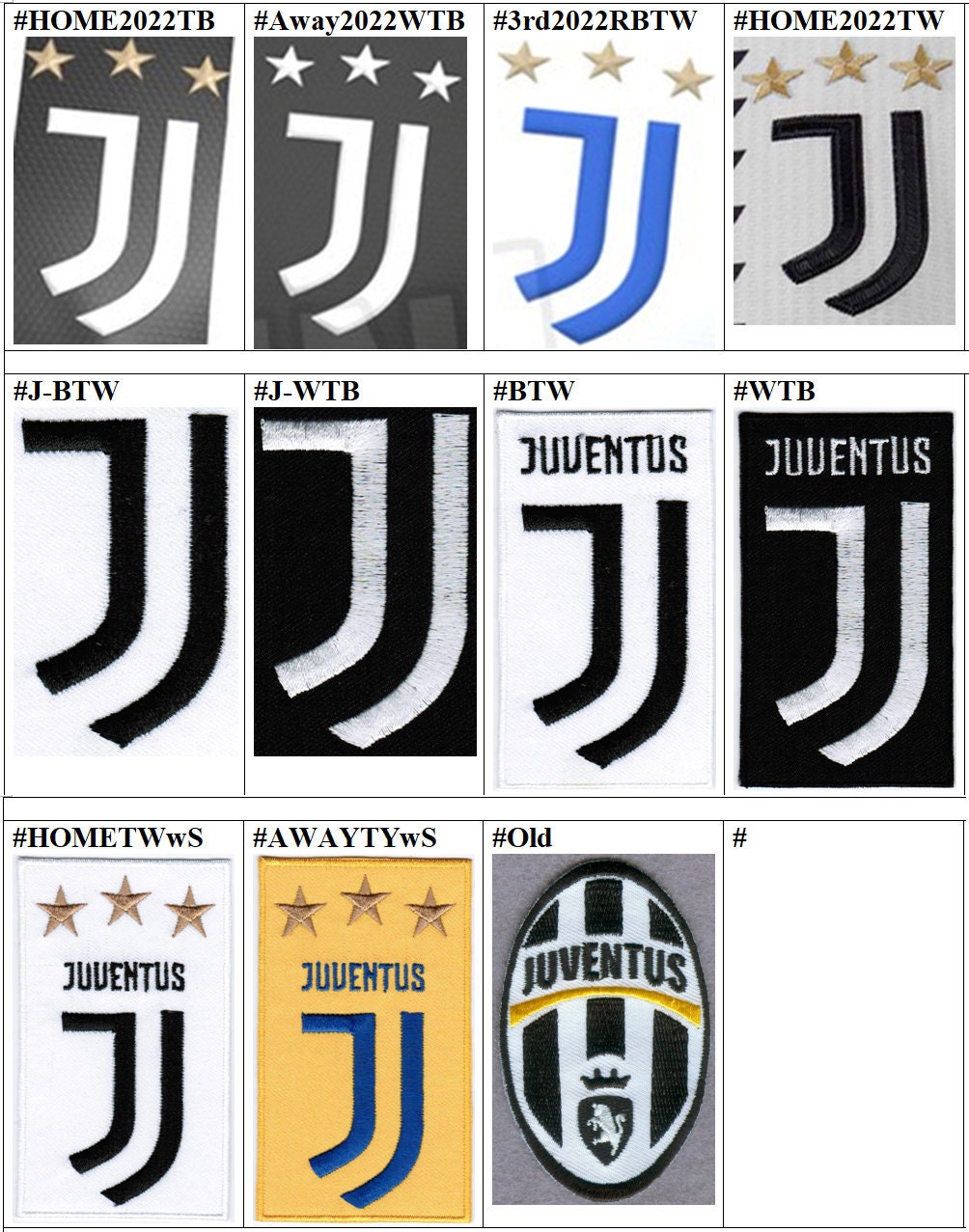 Juventus embroidery Etsy Italia