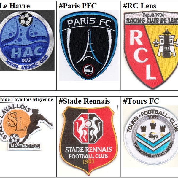 livre La Berrichonne de Chateauroux Le Havre RC Lens SC Bastia Stade Rennais Brestois 29 Lavallois Mayenne Tours FC Paris France Football Patch