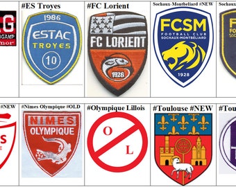 EAG En Avant de Guingamp Cotes-d’Armor Es Troyes AC FC Lorient Sochaux-Montbeliard Nimes Olympique Lillois Toulouse France Football Patch