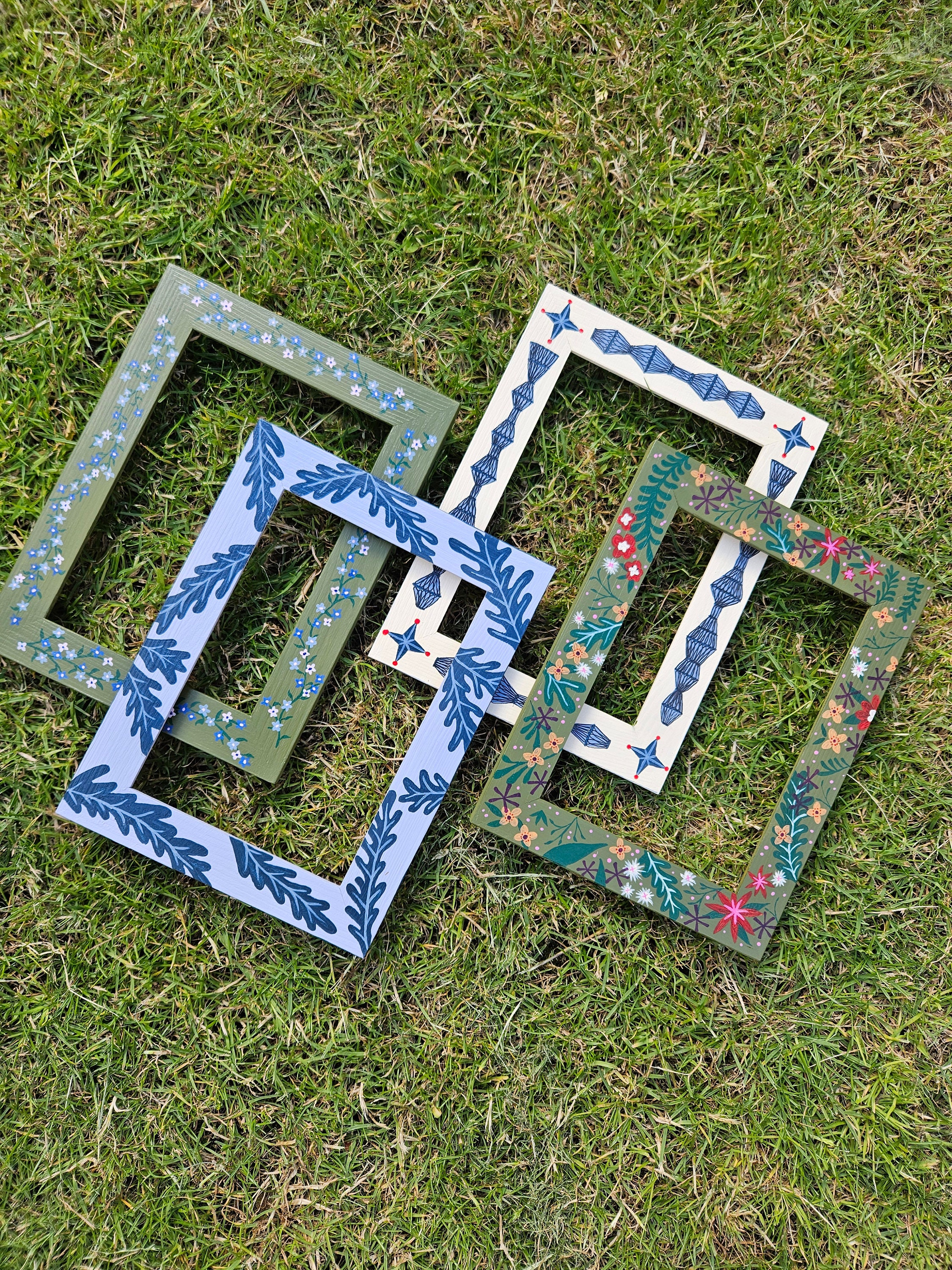 6 X 4 Unique Hand Painted Picture Frames - Etsy