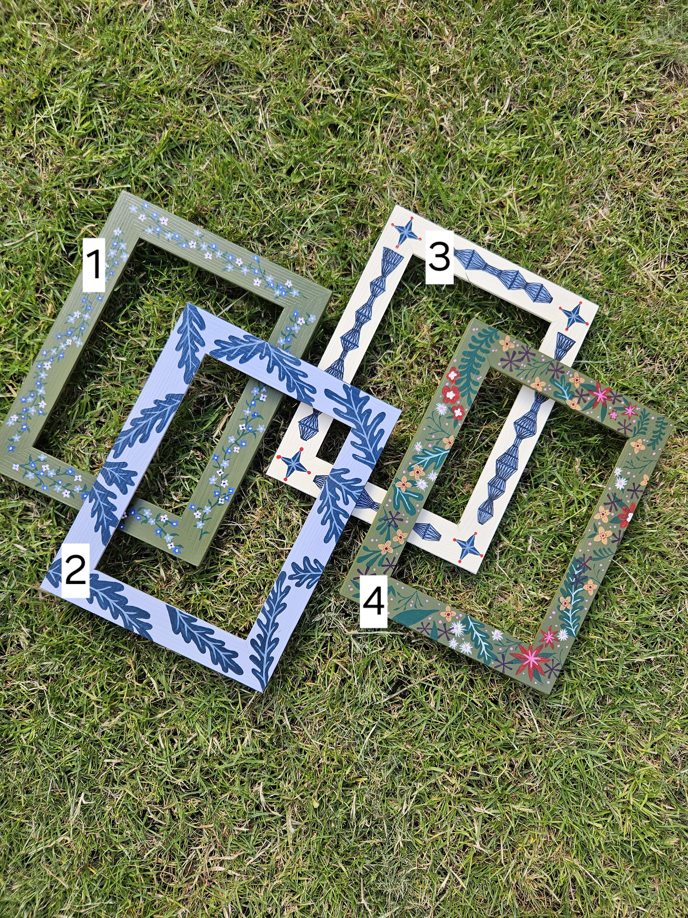6 X 4 Unique Hand Painted Picture Frames - Etsy