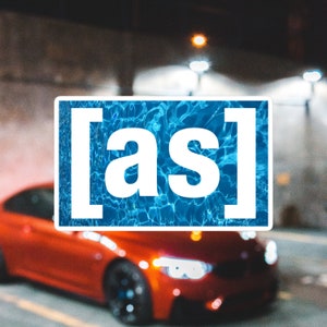 Adult Swim Sticker | Aqua Water | Sticker For Car Bumper, Tuners, Racing, Truck, Laptop, Skateboard, Phone, Window