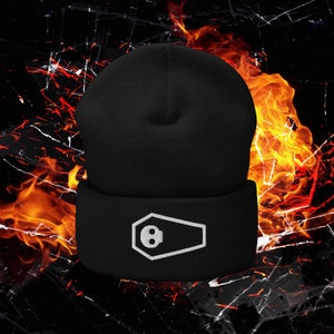 Coffin Skull Cuffed Beanie | Streetwear, Fashion, Goth, Emo, Punk, Halloween, Aesthetic, Gift For Girlfriend, Boyfriend