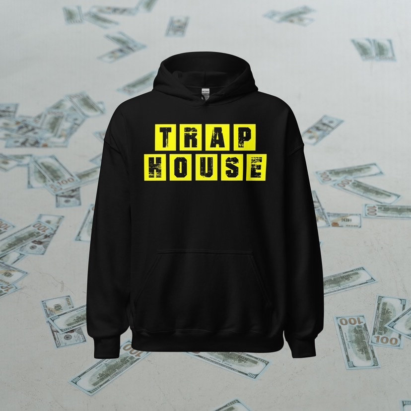Trap House Unisex Hoodie Streetwear Fashion Gift for Girlfriend