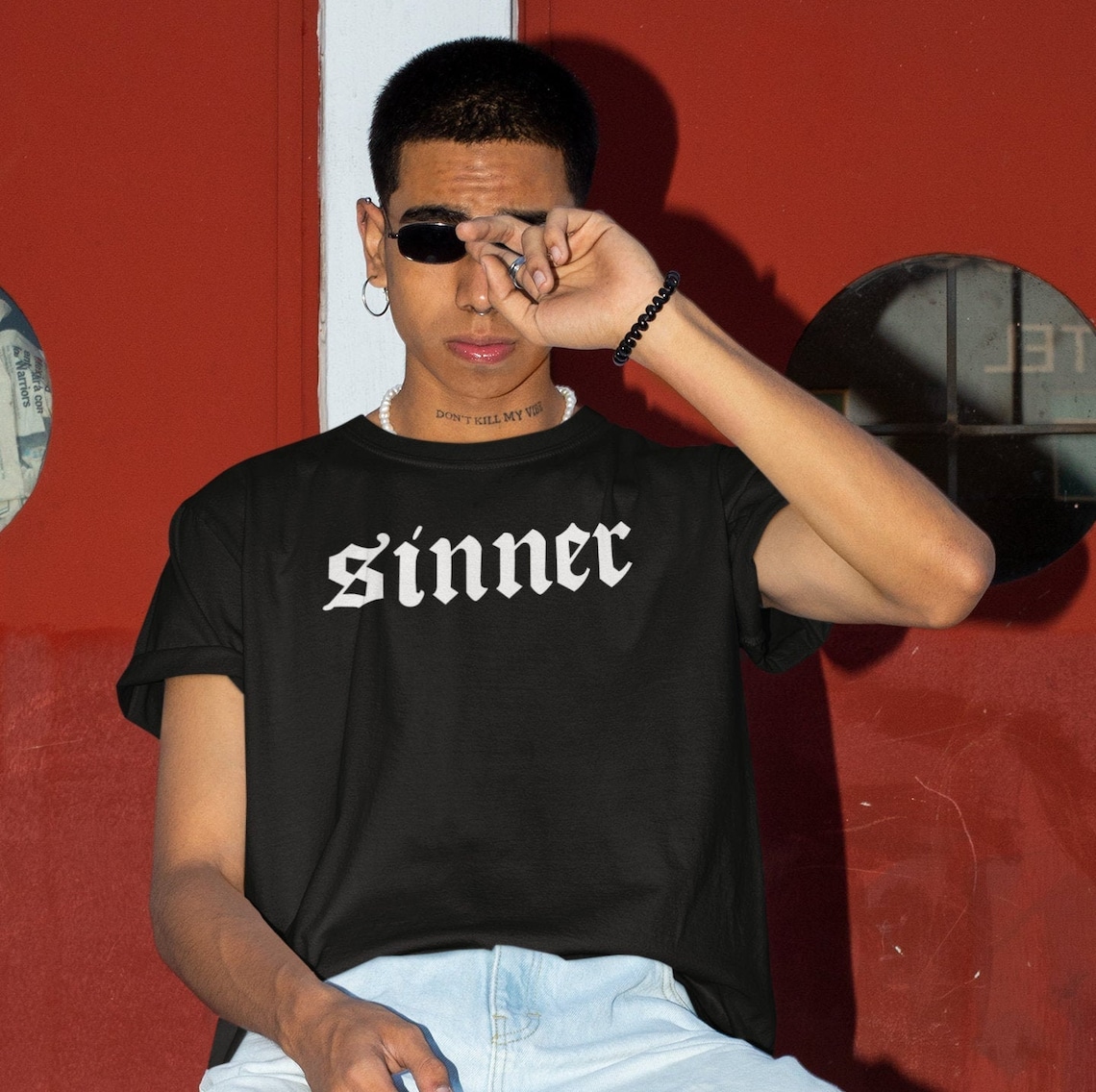 Sinner Unisex Tee Shirt Streetwear Fashion Gift for - Etsy