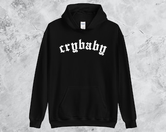 Crybaby Hoodie | Dark Streetwear Fashion Goth Emo Punk Gift