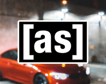 Adult Swim Sticker | Sticker For Car Bumper, Tuners, Racing, Truck, Laptop, Skateboard, Phone, Window