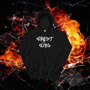 Ghost Girl Unisex Hoodie | Streetwear, Fashion, Goth, Emo, Punk, Aesthetic, Gift For Girlfriend, Boyfriend