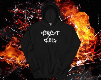 Ghost Girl Hoodie | Dark Streetwear Fashion Goth Emo Punk Gift