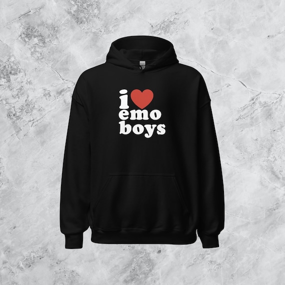 Me Encantan Los Chicos Emo Rap Emo Sudadera Con Capucha Con