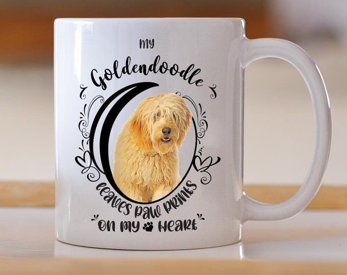 Goldendoodle Coffee Mug Dog Lover Ceramic 11oz White Pet Mug Pet Person Present Dog Show Lover Puppy Person Gift For Mom Animal Lover Gift