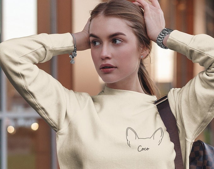 Custom Sweatshirt French Bulldog Dog Mom Shirt Dog Lover Sweatshirt Dog People Sweatshirt New Dog Owner Unisex Heavy Blend Crew Sweatshirt