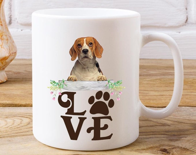 Custom Photo Mug Beagle Dog Mug Custom Pet Mug Dog Mug Personalized Coffee Mug Dog Lover Coffee Mug Personalize Pet Mug Gift For Dog Mom
